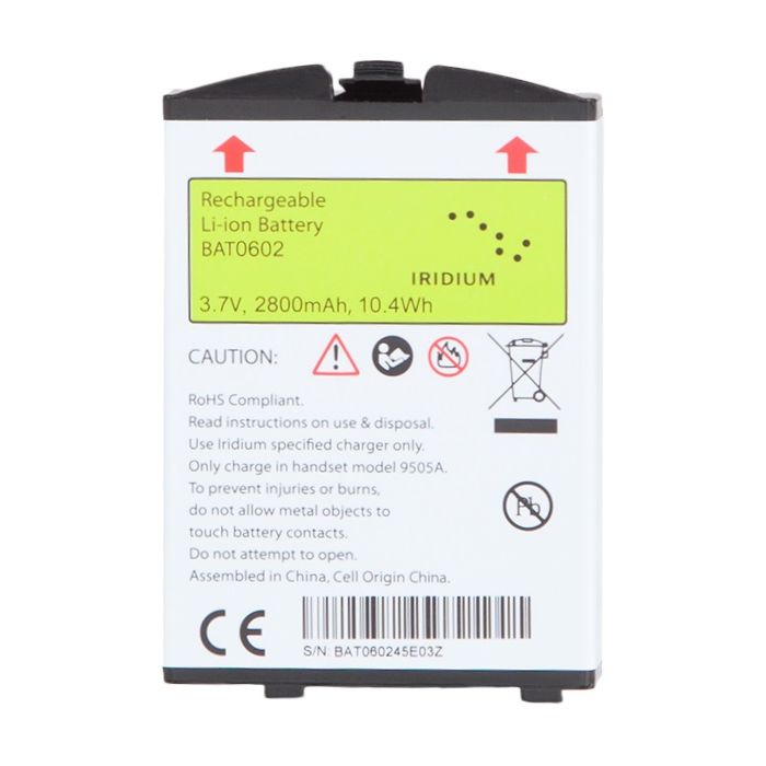 Iridium 9505A Rechargeable Li-ion Battery (BAT0602)
