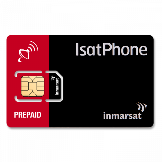 Inmarsat Isatphone PrePaid Airtime SIM Card