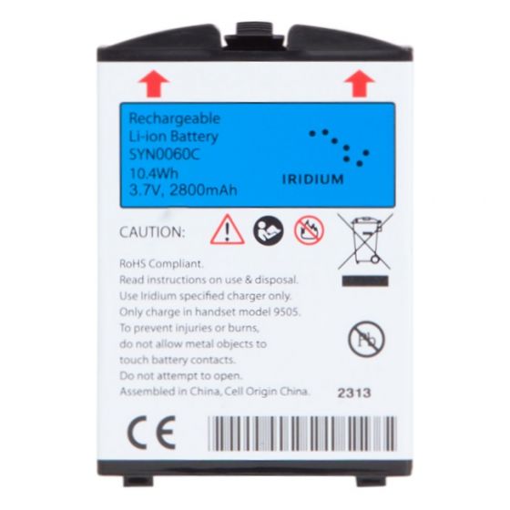 Iridium 9500 & 9505 High-Capacity Lithium Ion Battery (SYN0060C)
