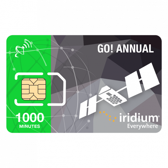 Iridium GO! Prepaid 12 Month Annual SIM Card