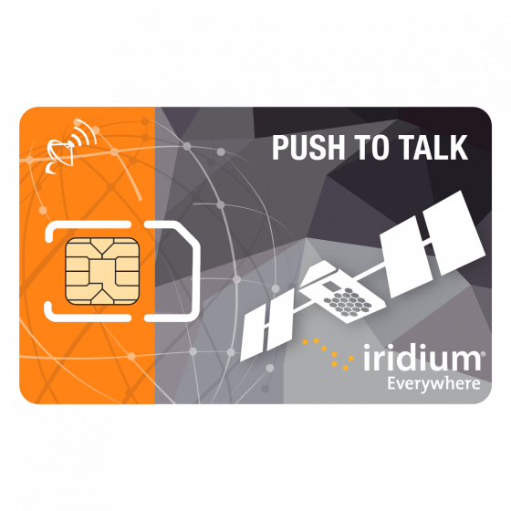 Iridium Push to Talk Global Monthly Plan w/ 150 Pooled Minutes (Per Device, 12 Month Commitment)