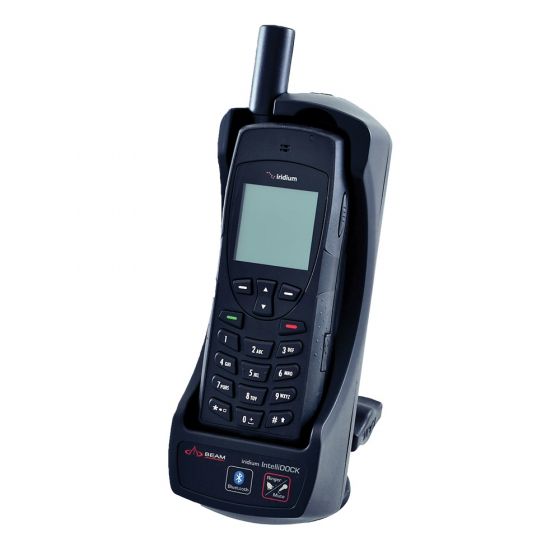 Iridium 9555 Satellite Phone + Beam IntelliDOCK Bluetooth Docking Station
