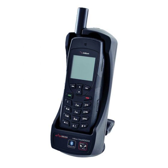 Iridium 9555 Satellite Phone + Beam IntelliDOCK Bluetooth Docking Station
