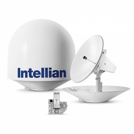 Intellian t130W 3-axis Global Marine Satellite TV System w/ 125cm (49.2