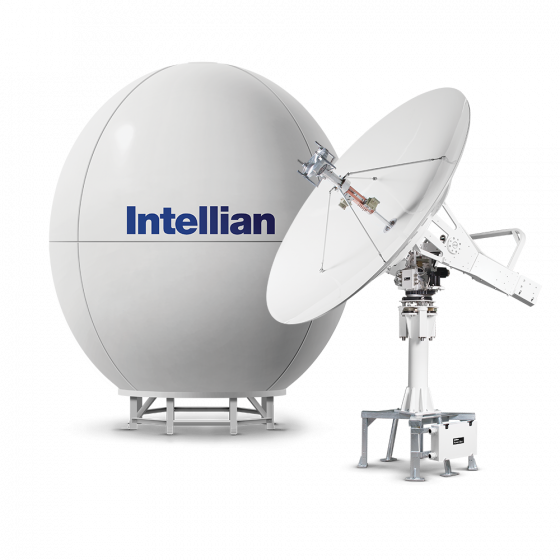 Intellian t240CK 3-axis, 2.4m C-band and Ku-band Marine Satellite TV Antenna System