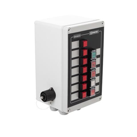 ZENITEL SPA-W6A4-D DUAL WEATHERPROOF PA-AND ALARM PANEL W-6 ZONES FOR OUTDOOR USE. - IP66 (3005010203)