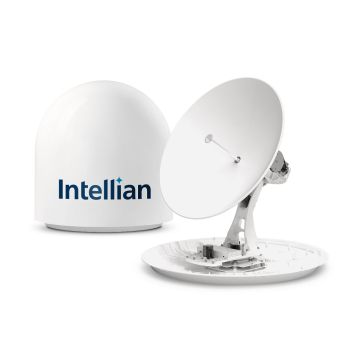 Intellian t100N Global Marine Satellite TV System w/ 105cm  (41.3") Dish In V100nx Matching Radome (T4-101BW3)