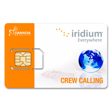 Iridium Crew Calling Post Paid SIM Card