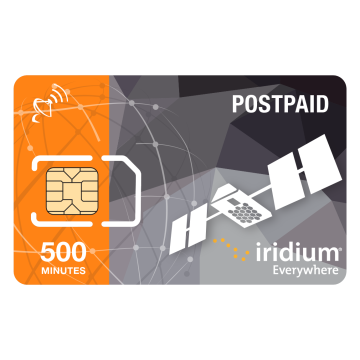 Plan mensual estándar de Iridium con 500 minutos y mensajes de texto gratuitos ilimitados