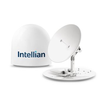 Intellian t130N Global Marine Satellite TV Antenna System w/ 125cm (49.2") Dish In V130nx Matching Radome (T4-131BW3)